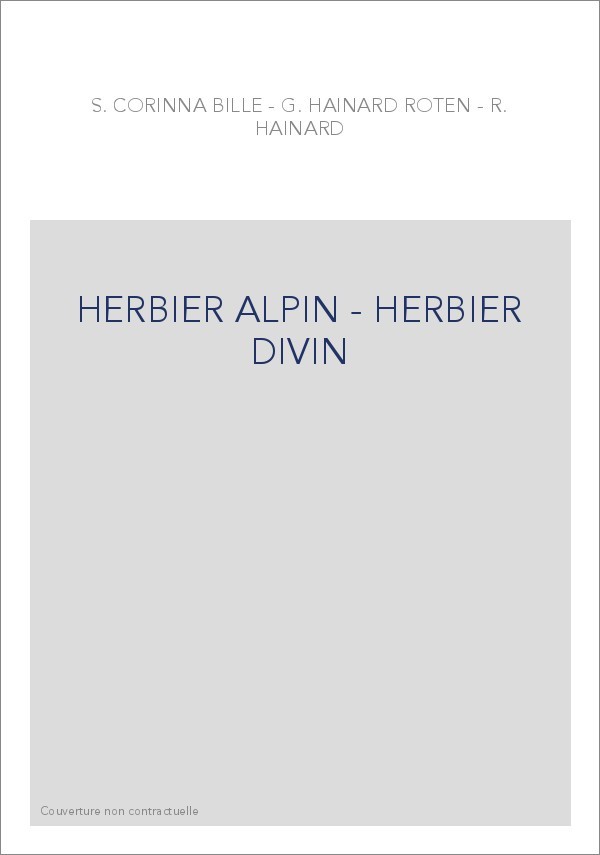 HERBIER ALPIN - HERBIER DIVIN
