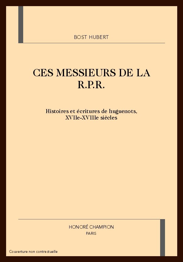 CES MESSIEURS DE LA R.P.R.