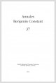ANNALES BENJAMIN CONSTANT  NUMÉRO 37/2012