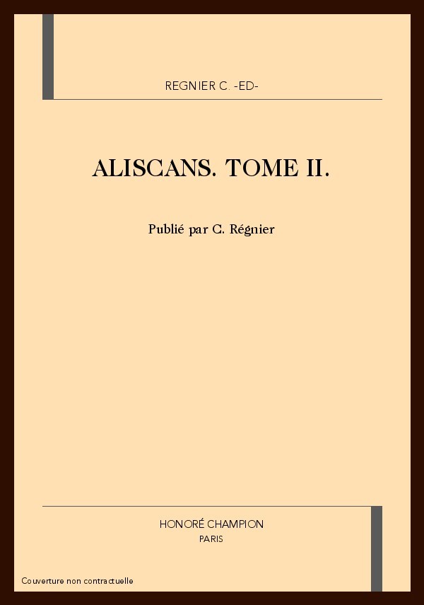 ALISCANS. TOME II.