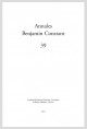 ANNALES BENJAMIN CONSTANT NUMÉRO 39/2014