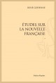 ÉTUDES SUR LA NOUVELLE FRANÇAISE