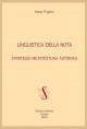 LINGUISTICA DELLA NOTA