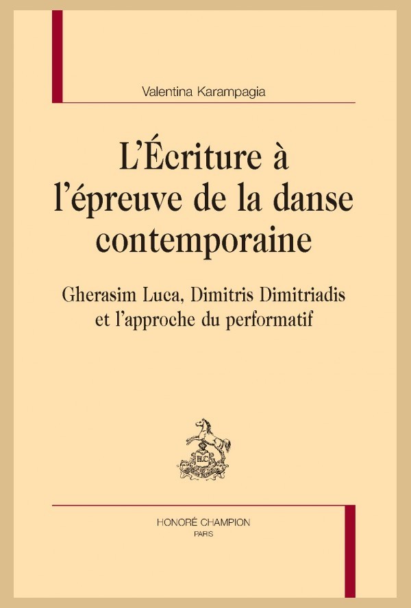 L'ÉCRITURE À L'ÉPREUVE DE LA DANSE CONTEMPORAINE