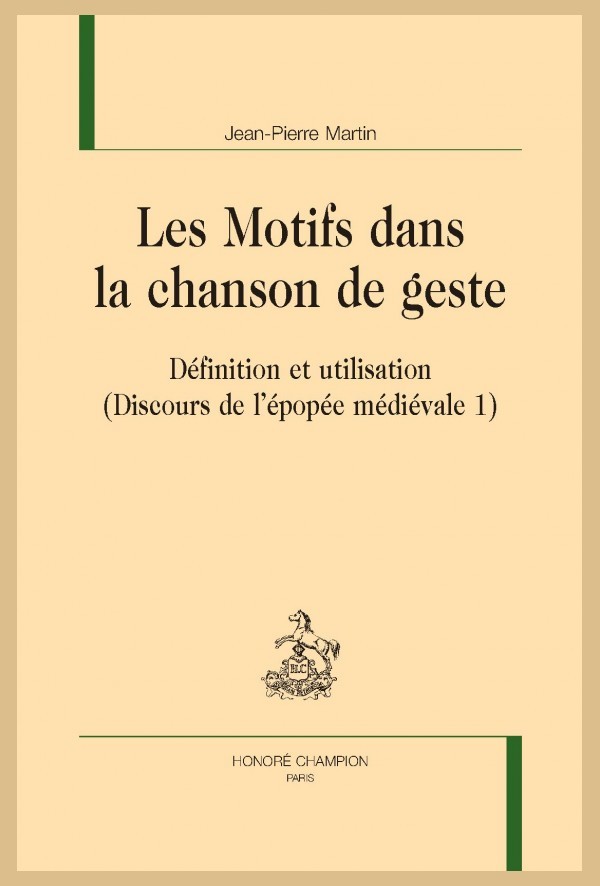 LES MOTIFS DANS LA CHANSON DE GESTE