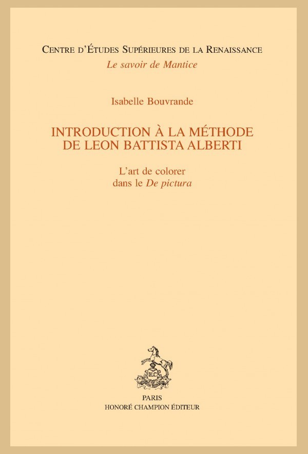 INTRODUCTION A LA MÉTHODE DE LEON BATTISTA  ALBERTI
