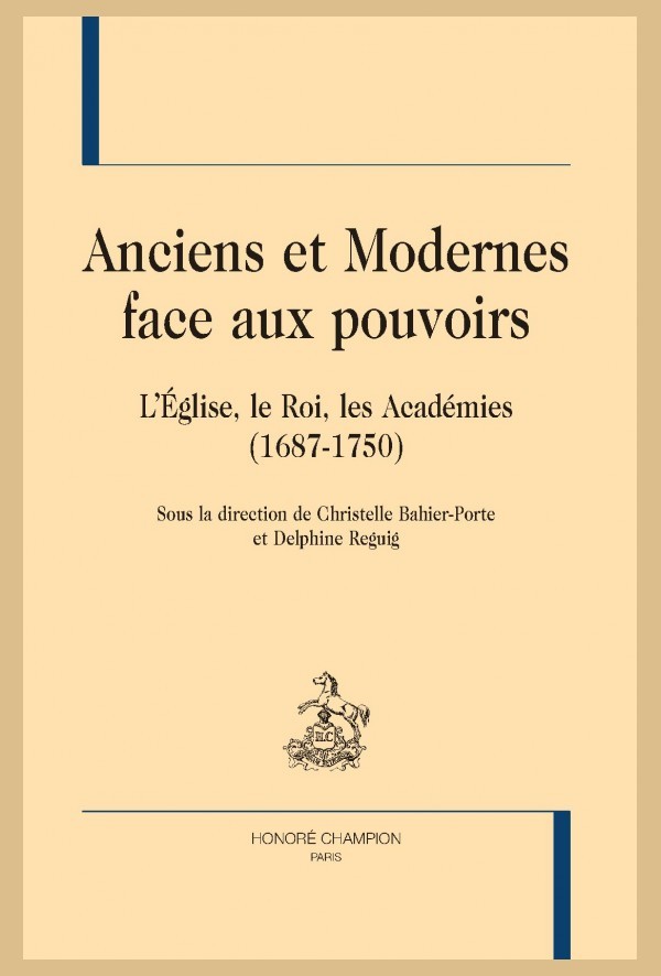 ANCIENS ET MODERNES FACE AUX POUVOIRS