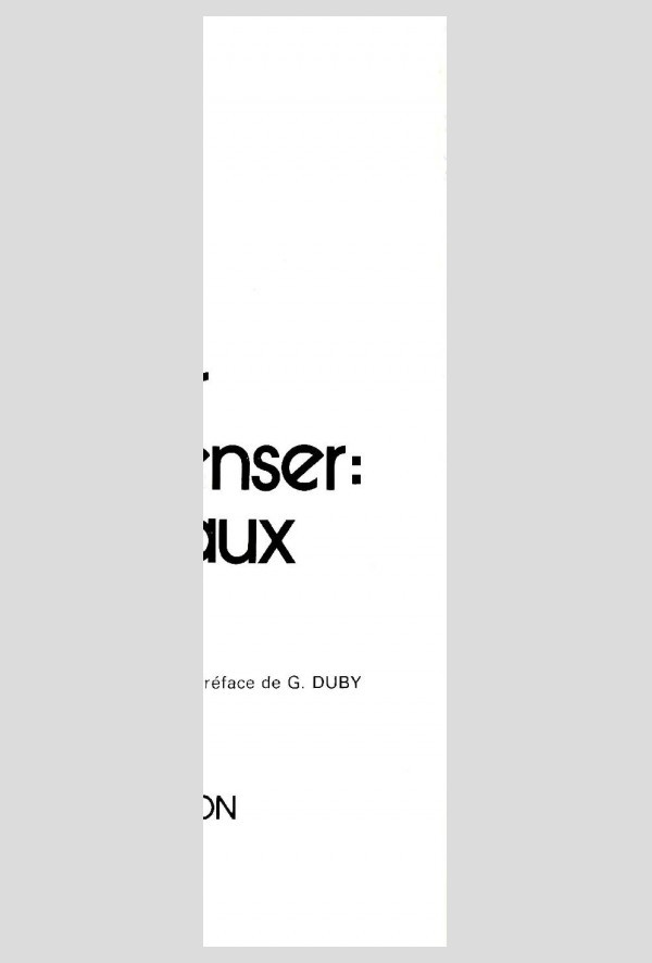 FAÇONS DE SENTIR ET DE PENSER : LES FABLIAUX FRANCAIS