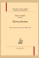 OEUVRES COMPLÈTES III ET DERNIER : OEUVRES DIVERSES
