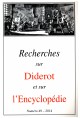 RECHERCHES SUR DIDEROT ET SUR L'ENCYCLOPÉDIE 49 - 2014