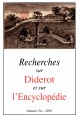 RECHERCHES SUR DIDEROT ET SUR L'ENCYCLOPÉDIE 54- 2019