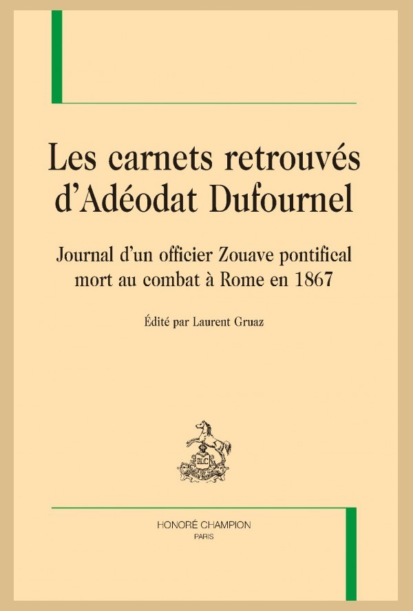LES CARNETS RETROUVÉS D'ADÉODAT DUFOURNEL