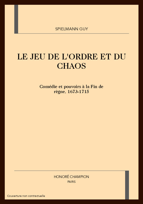 LE JEU DE L'ORDRE ET DU CHAOS